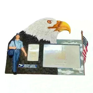 NWB Vanmark double photo frame UNITED STATES POSTAL SERVICE vintage